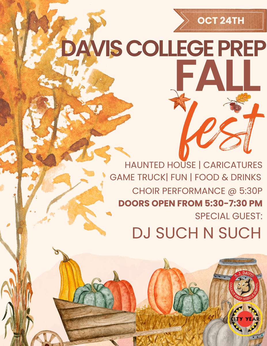 Join us at Davis MS Fall Fest & Haunted House